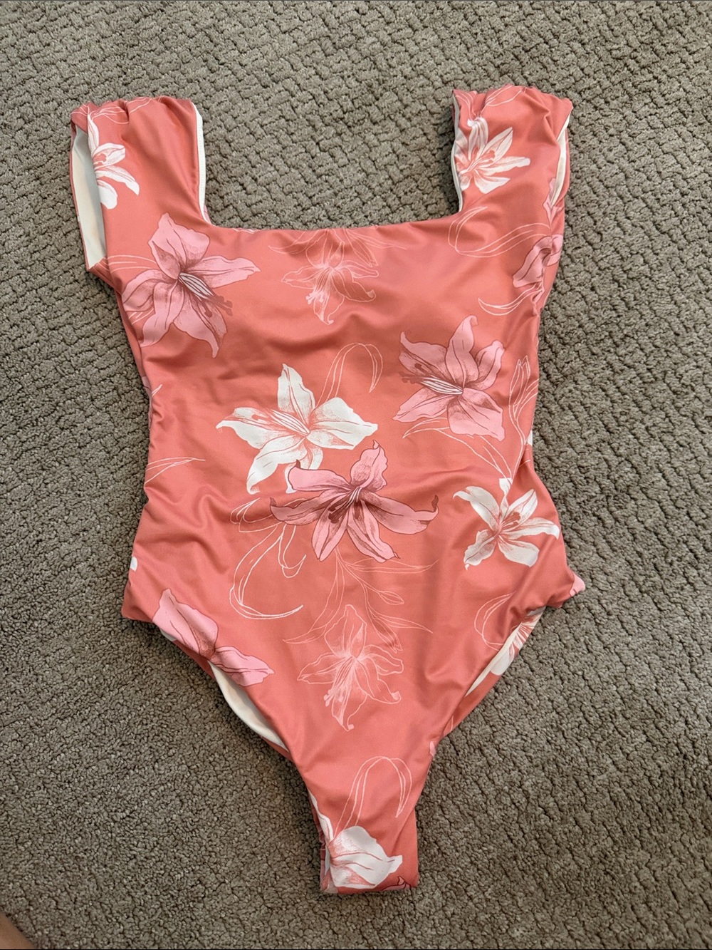 Coral swimsuit